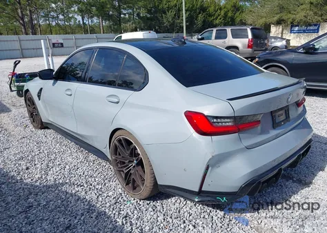 2021 BMW M3 Competition z USA, uszkodzony, nr VIN WBS33AY01MFL17277